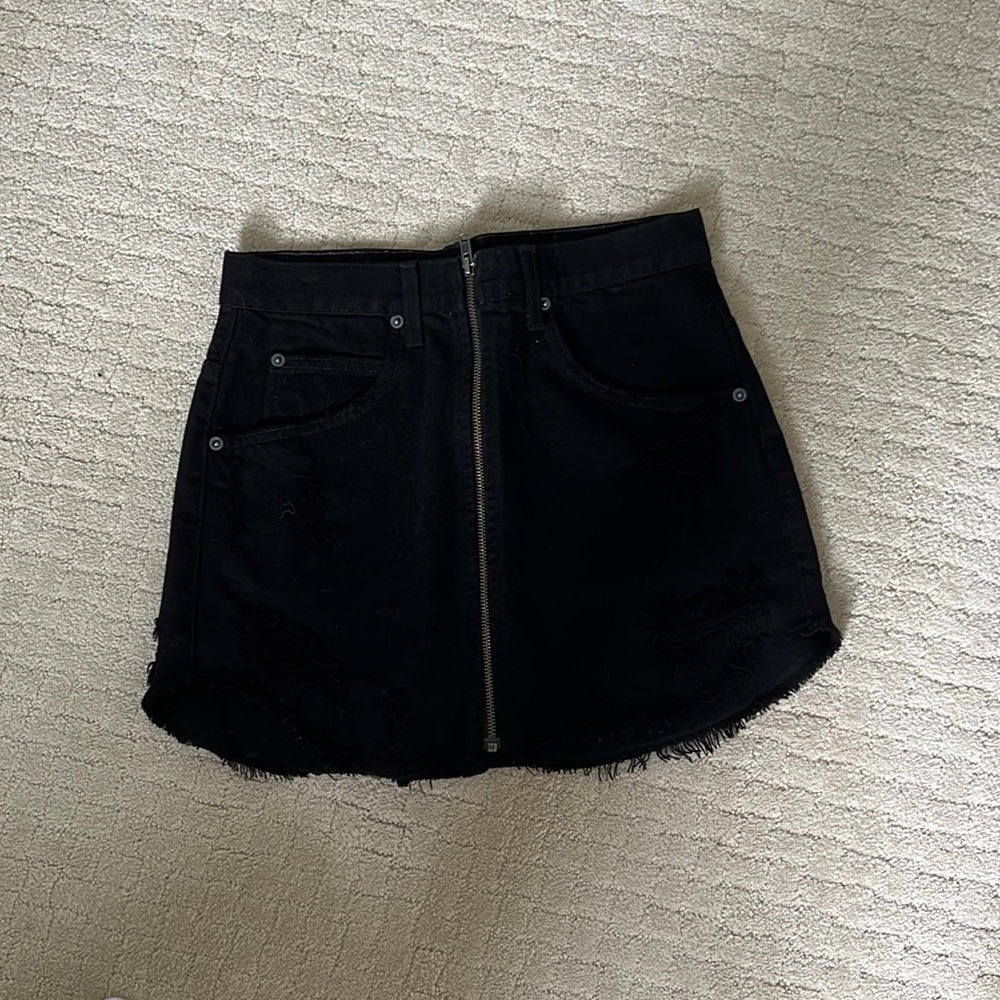CARMAR denim black skirt!